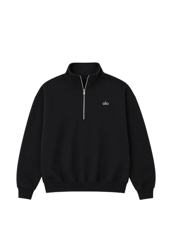 Alo Quarter Zip 'Black'