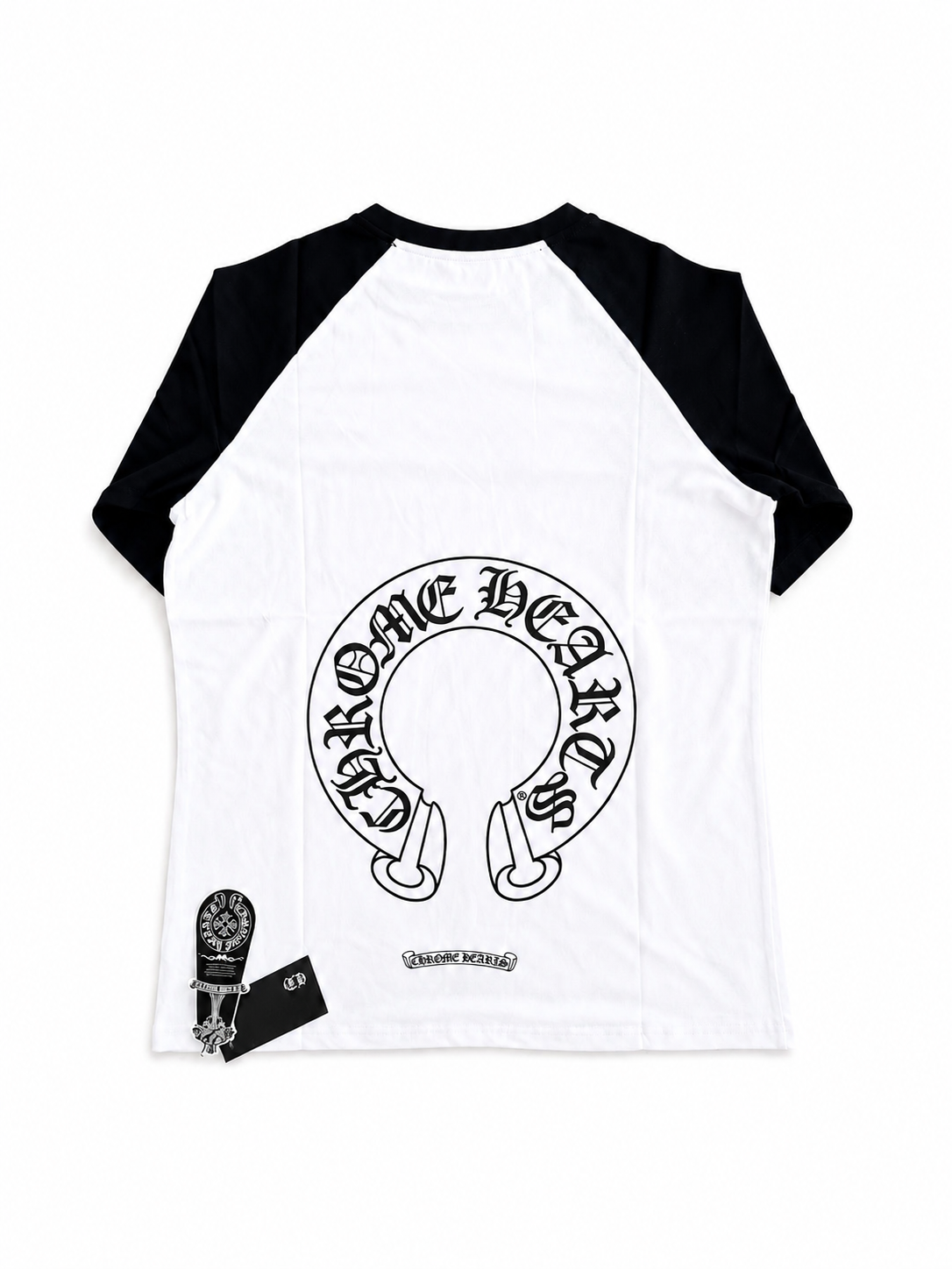 Chrome Hearts Baseball Tee 'White/Black'