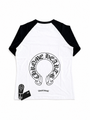 Chrome Hearts Baseball Tee 'White/Black'