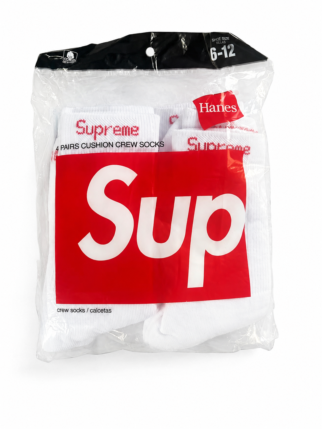 Hanes Crew socks- 4 pack