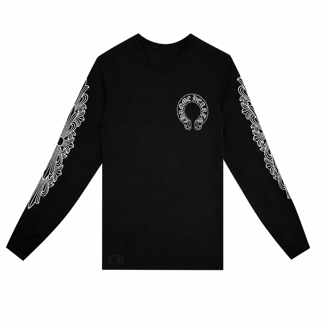 Chrome Hearts Baseball Tee 'Black'