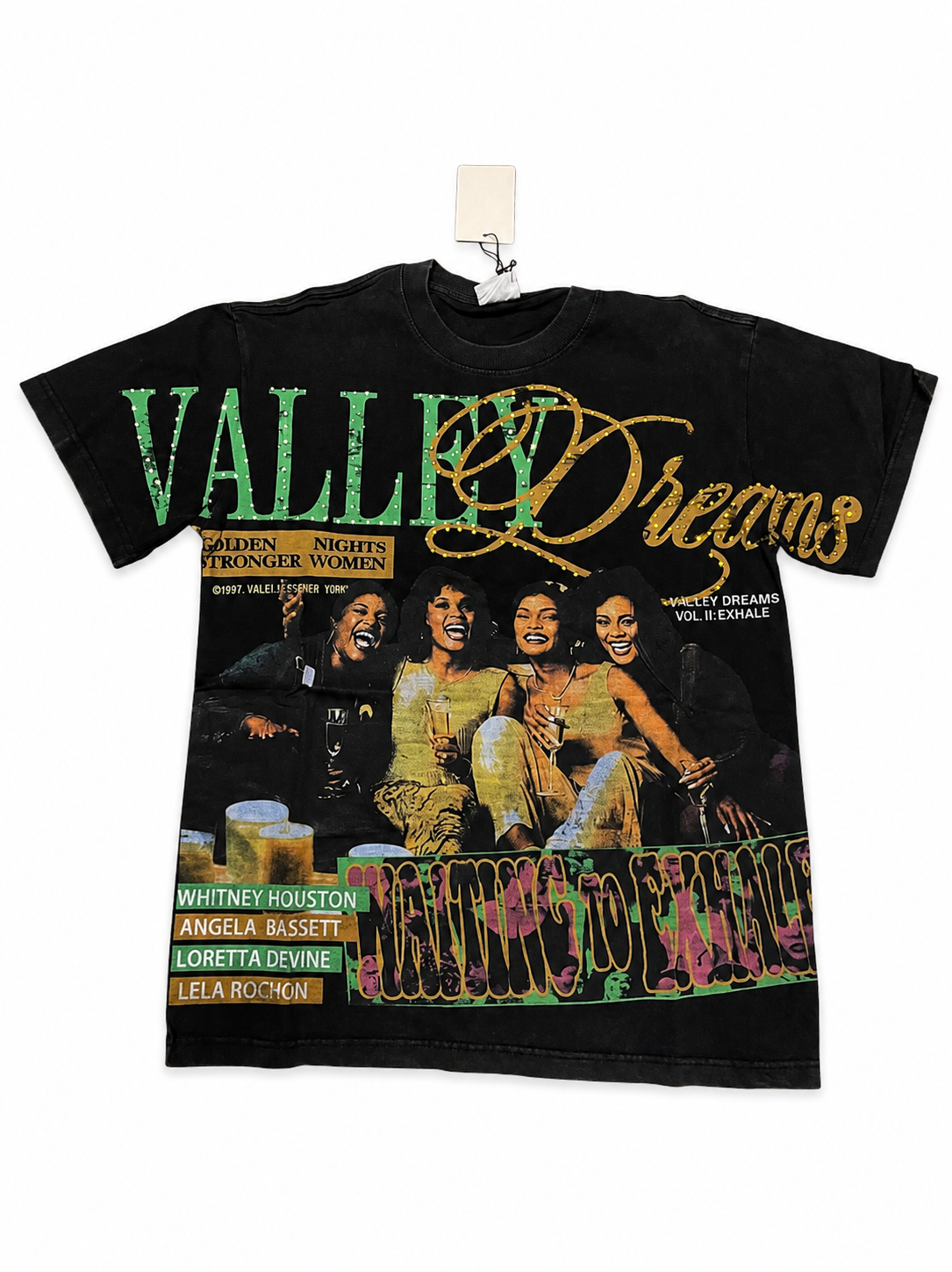 Vale Tee 'Black/Green/Gold'