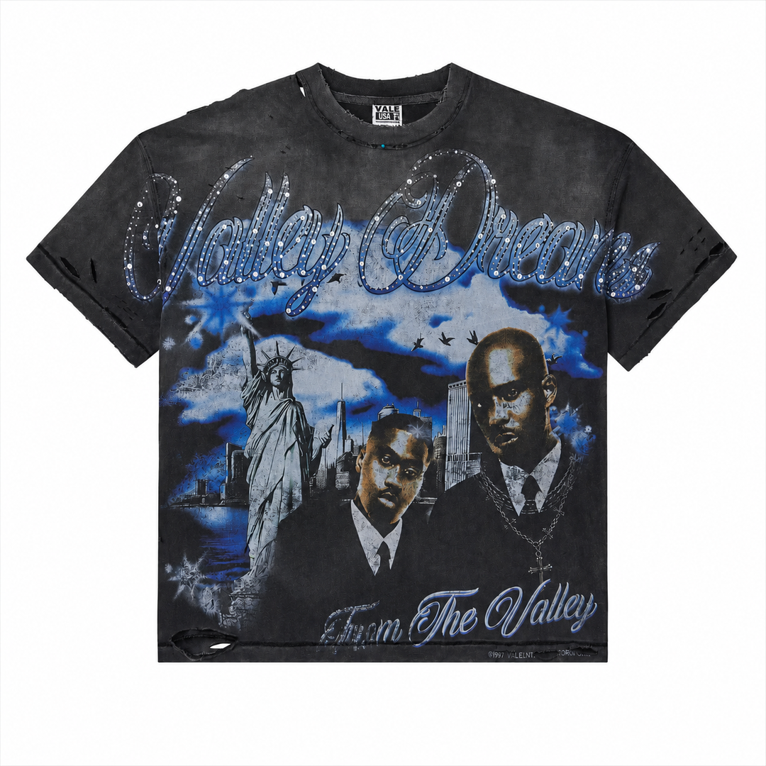 Vale Tee 'Black/Blue/Jeweled'