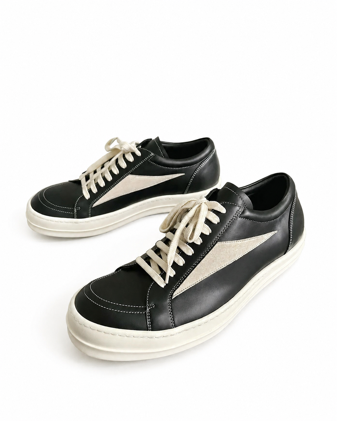 Rick Owens Vintage Low Black Leather