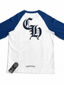 Chrome Hearts Baseball Tee 'White/Blue'
