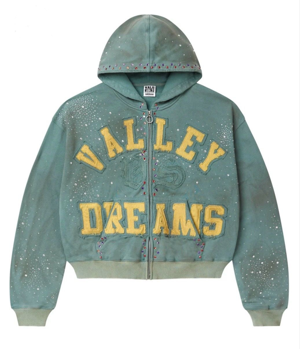 Vale Classico Zip Up 'Dark Mint'